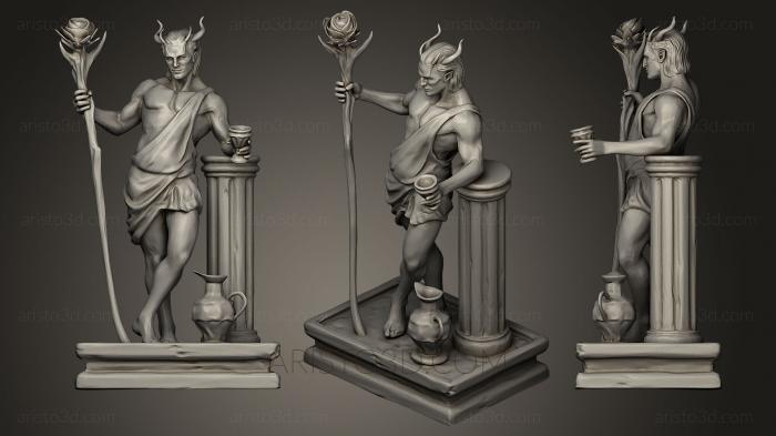Figurines heroes, monsters and demons (STKM_0073) 3D model for CNC machine